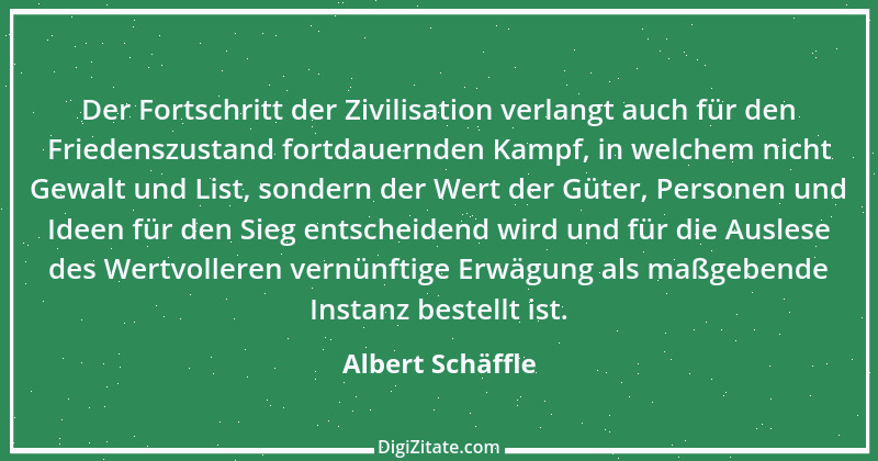 Zitat von Albert Schäffle 5