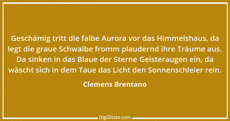 Zitat von Clemens Brentano 50