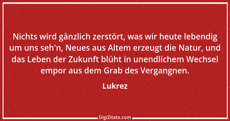 Zitat von Lukrez 8