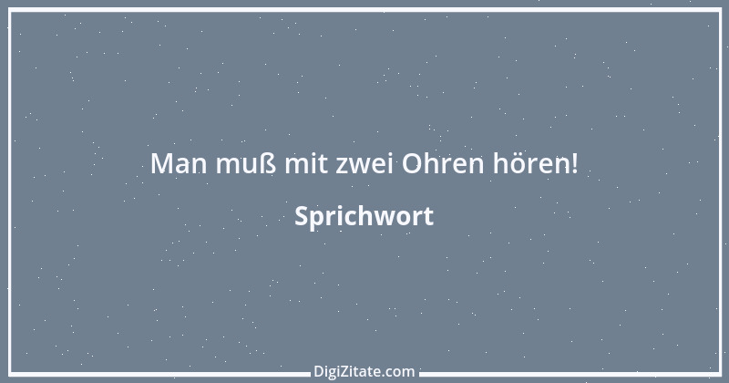 Zitat von Sprichwort 2277