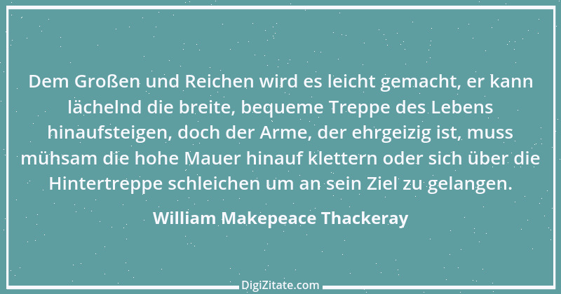 Zitat von William Makepeace Thackeray 21