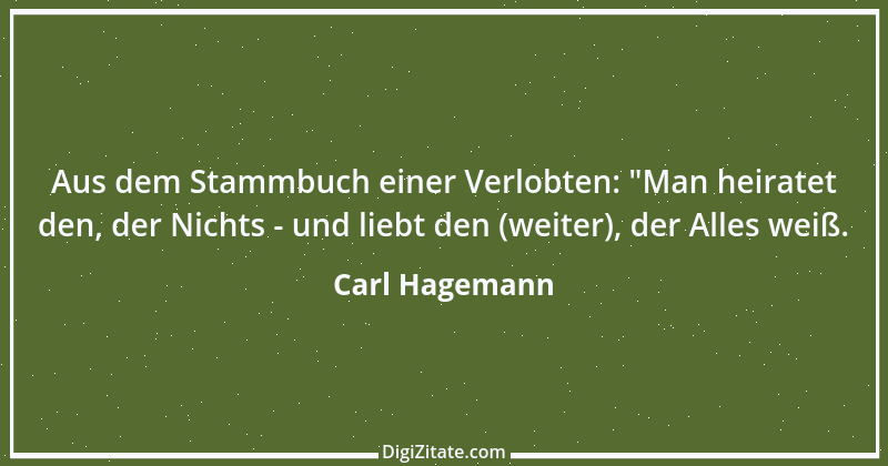 Zitat von Carl Hagemann 84