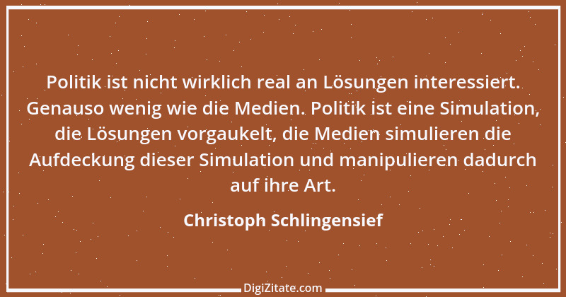 Zitat von Christoph Schlingensief 4