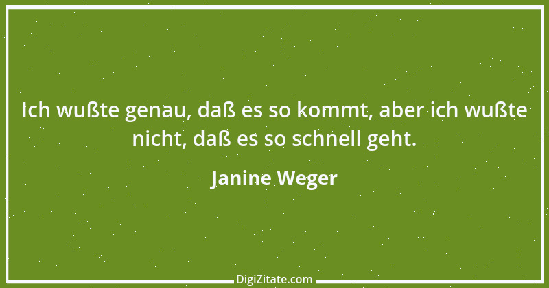 Zitat von Janine Weger 66