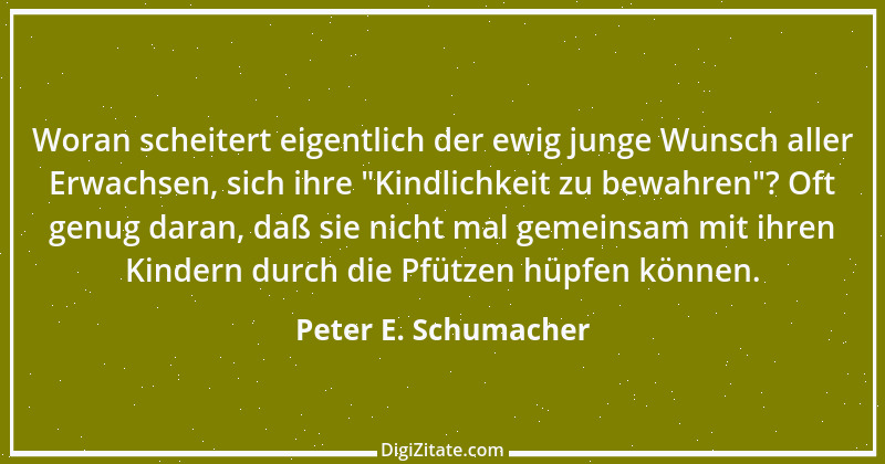 Zitat von Peter E. Schumacher 587