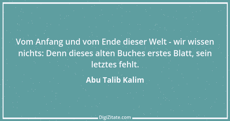 Zitat von Abu Talib Kalim 2