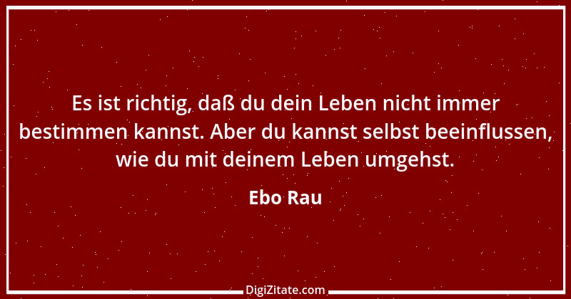 Zitat von Ebo Rau 39