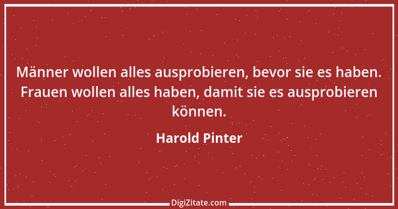 Zitat von Harold Pinter 2