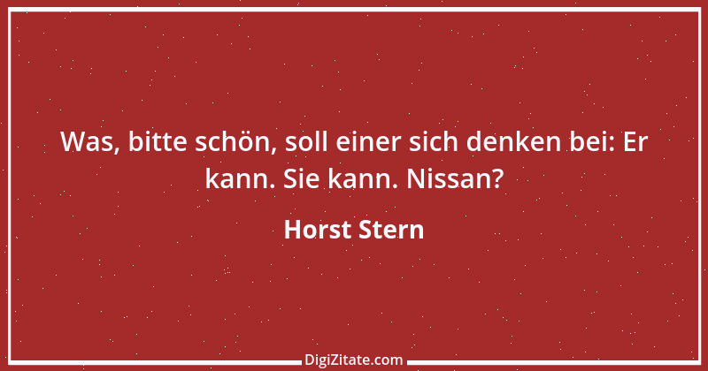 Zitat von Horst Stern 10