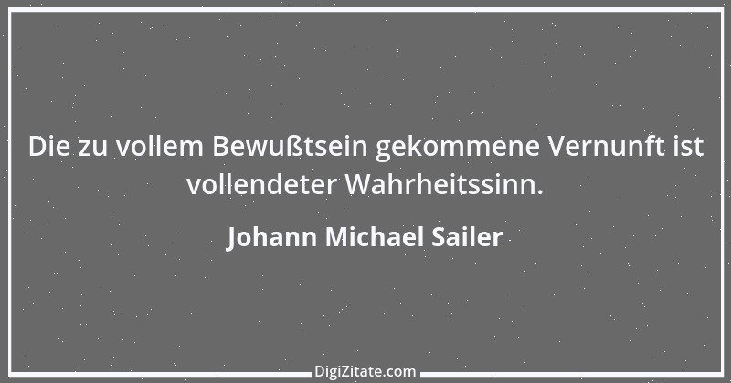 Zitat von Johann Michael Sailer 7