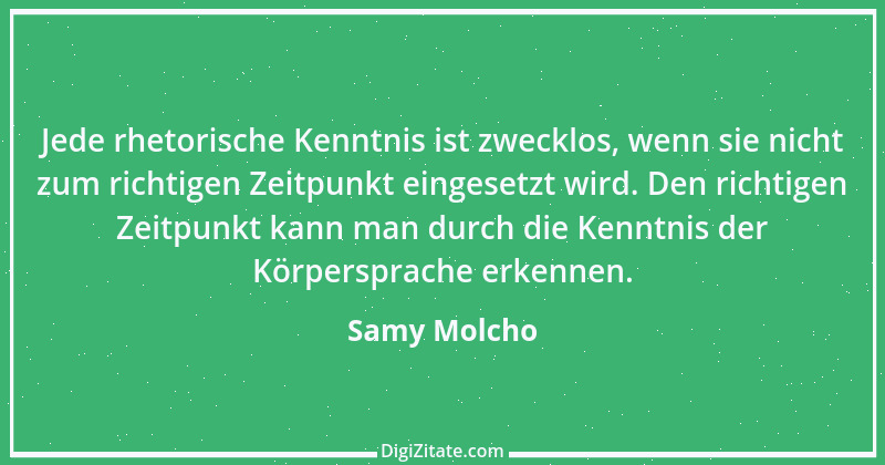 Zitat von Samy Molcho 3