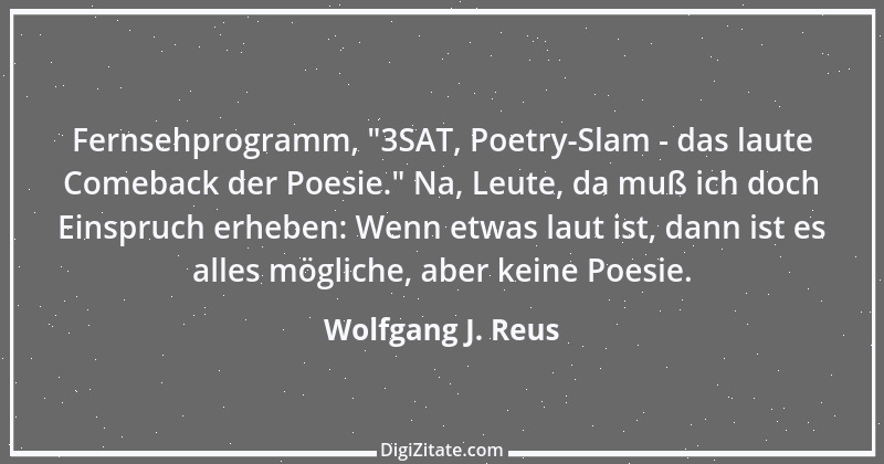 Zitat von Wolfgang J. Reus 1126