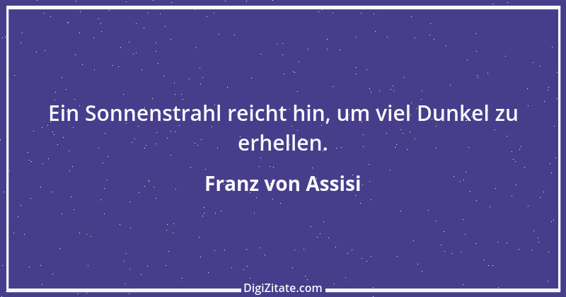 Zitat von Franz von Assisi 54