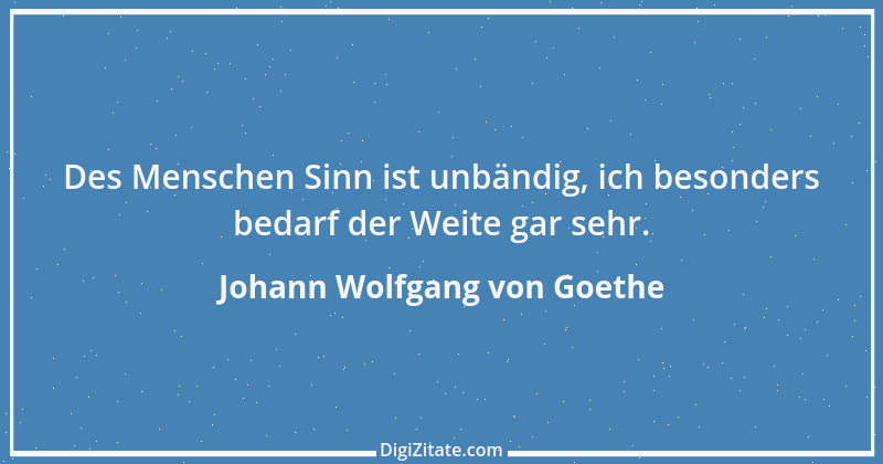 Zitat von Johann Wolfgang von Goethe 287