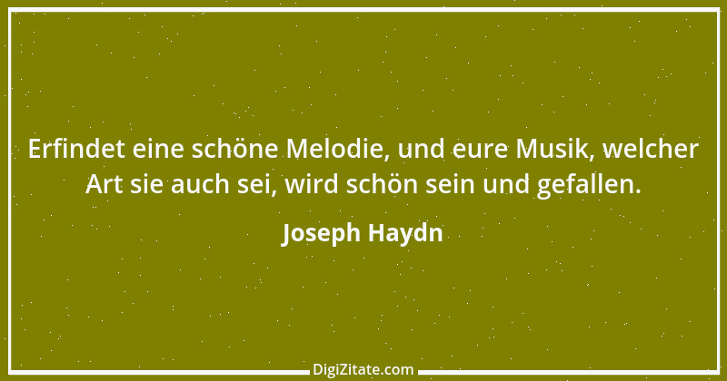 Zitat von Joseph Haydn 6