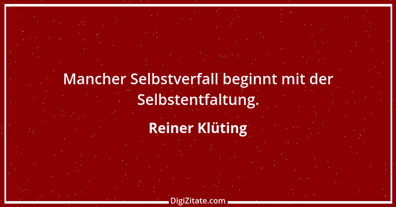 Zitat von Reiner Klüting 67