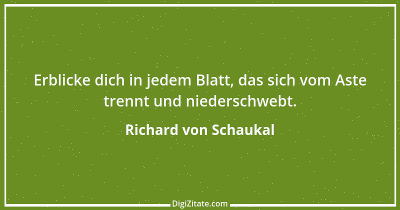 Zitat von Richard von Schaukal 34