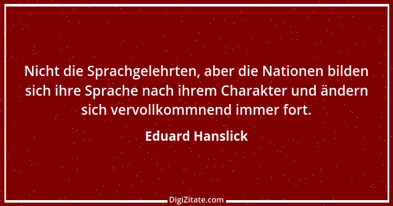 Zitat von Eduard Hanslick 2