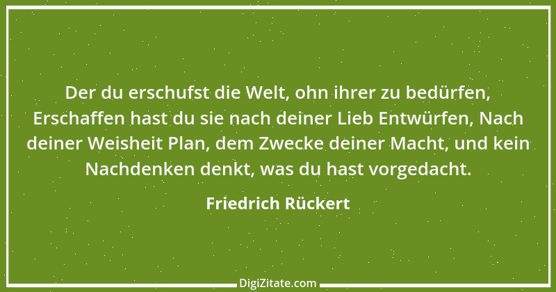 Zitat von Friedrich Rückert 257