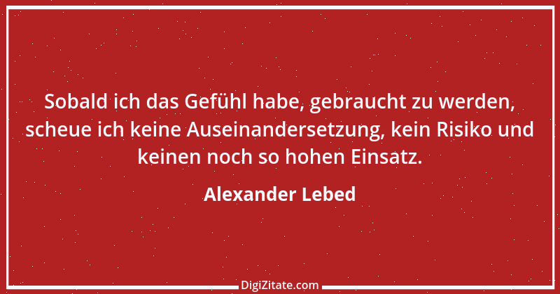 Zitat von Alexander Lebed 17