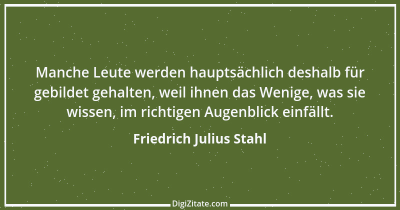 Zitat von Friedrich Julius Stahl 9