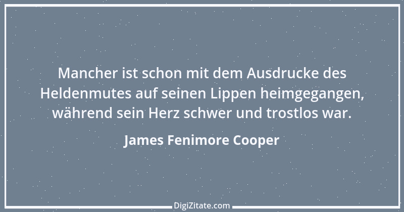 Zitat von James Fenimore Cooper 1