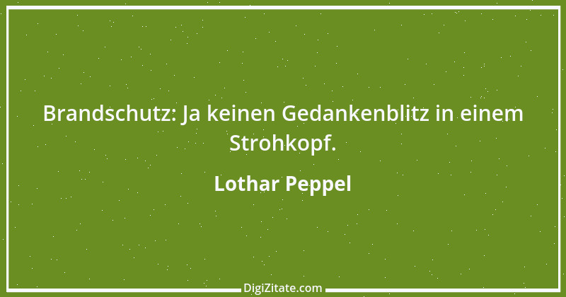 Zitat von Lothar Peppel 77