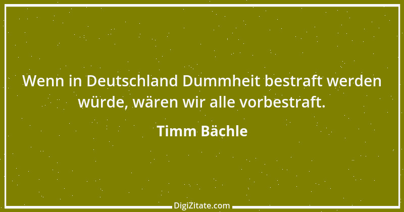 Zitat von Timm Bächle 26