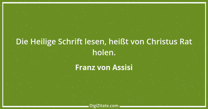 Zitat von Franz von Assisi 58