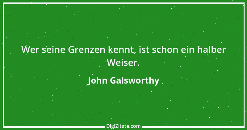 Zitat von John Galsworthy 3