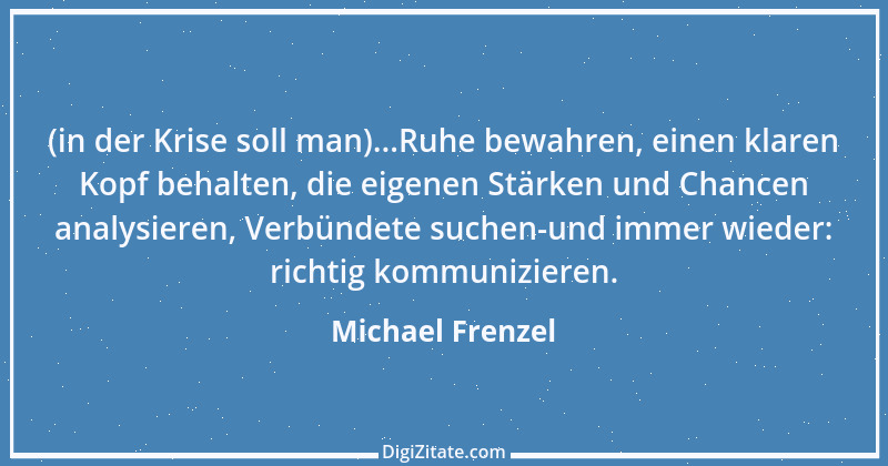 Zitat von Michael Frenzel 2