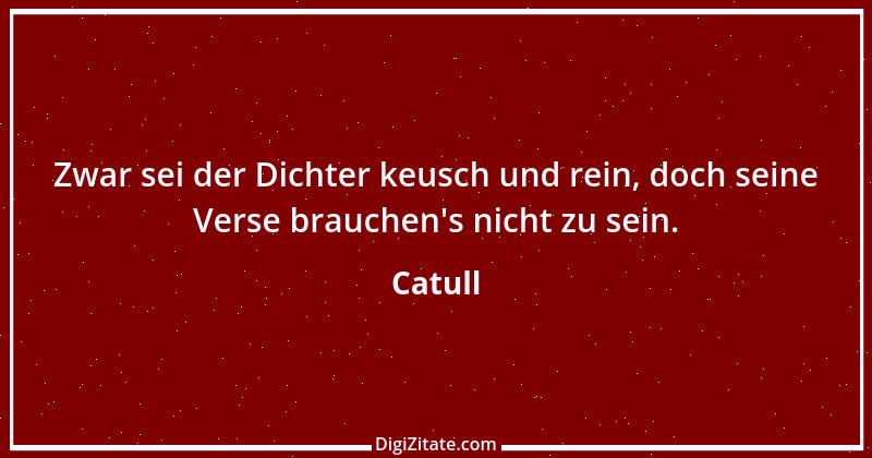 Zitat von Catull 1