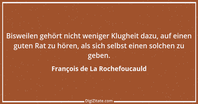 Zitat von François de La Rochefoucauld 206