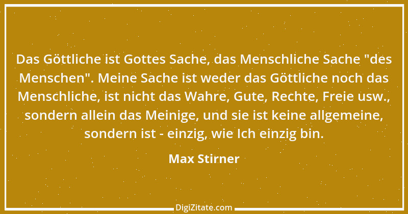 Zitat von Max Stirner 37