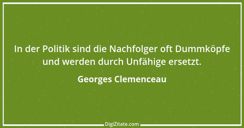 Zitat von Georges Clemenceau 26