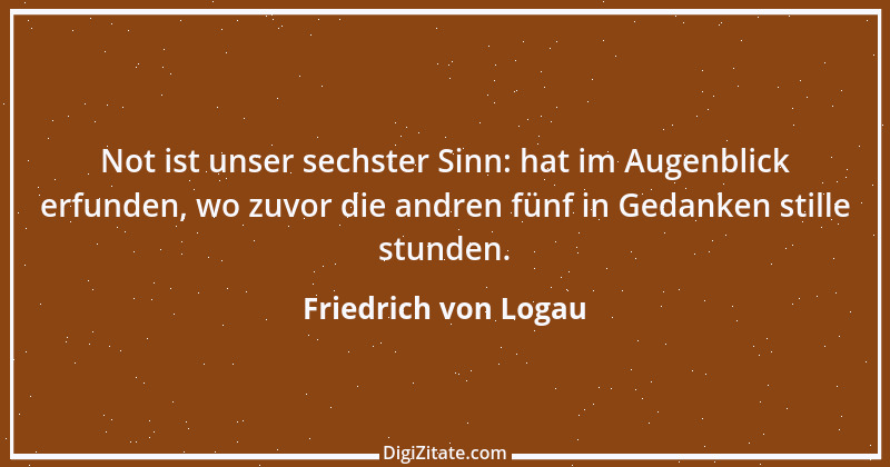 Zitat von Friedrich von Logau 50