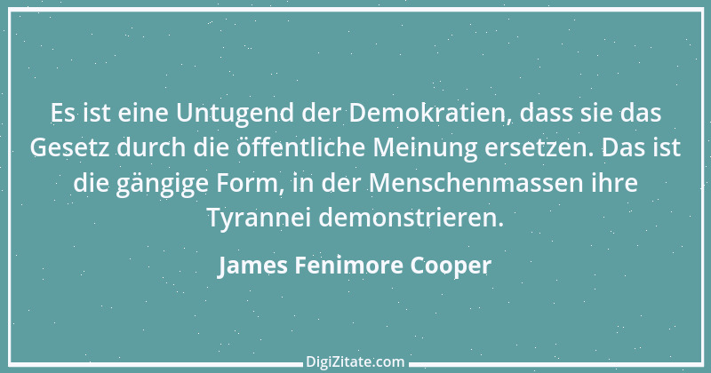 Zitat von James Fenimore Cooper 7