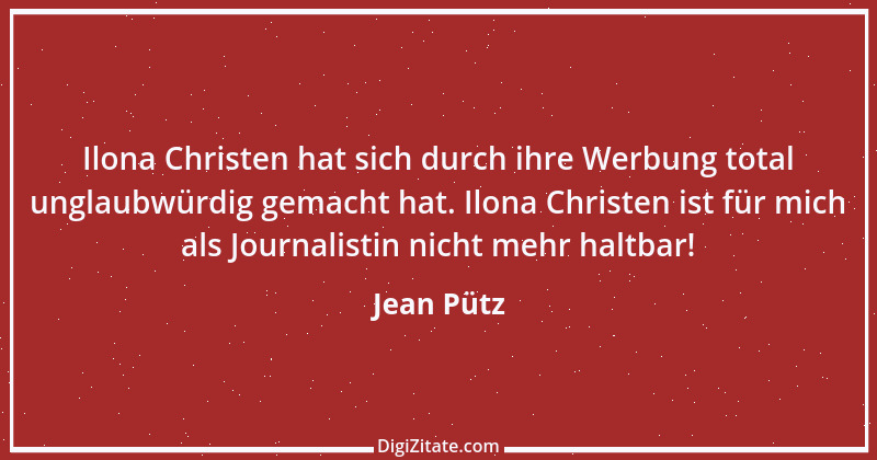 Zitat von Jean Pütz 2