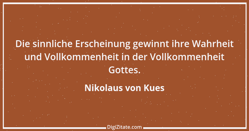 Zitat von Nikolaus von Kues 11