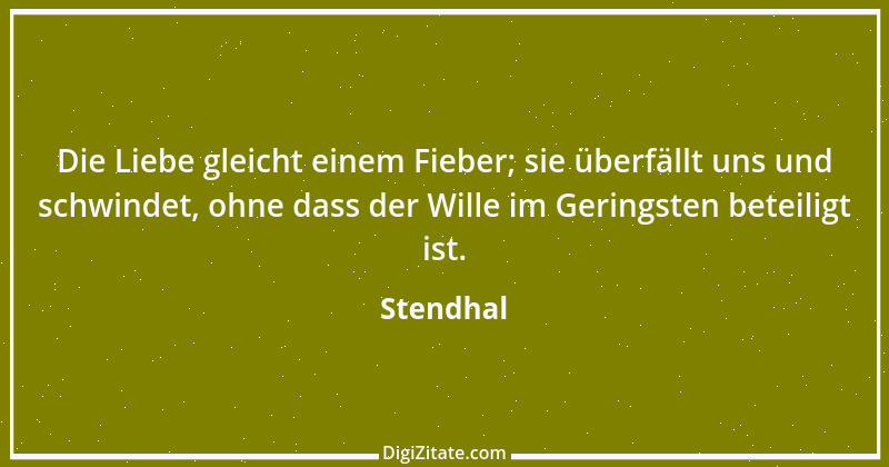 Zitat von Stendhal 265