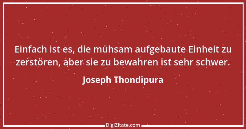 Zitat von Joseph Thondipura 1