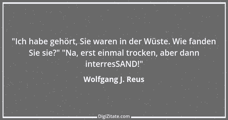 Zitat von Wolfgang J. Reus 623