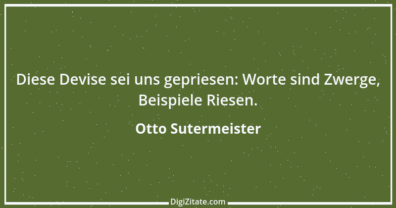 Zitat von Otto Sutermeister 1