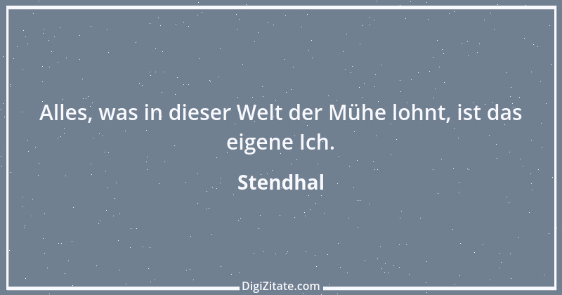 Zitat von Stendhal 266