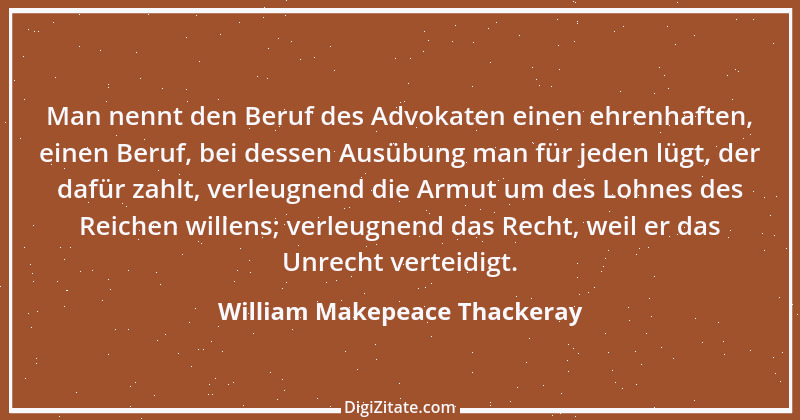 Zitat von William Makepeace Thackeray 32