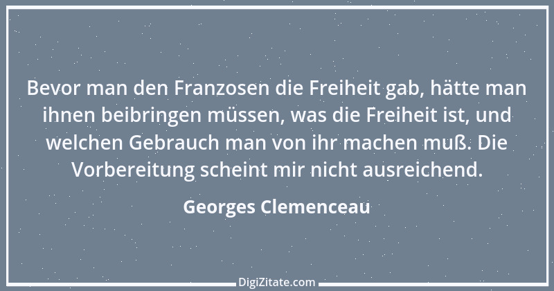 Zitat von Georges Clemenceau 29