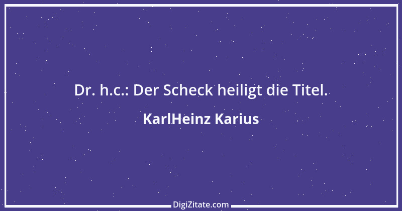 Zitat von KarlHeinz Karius 222