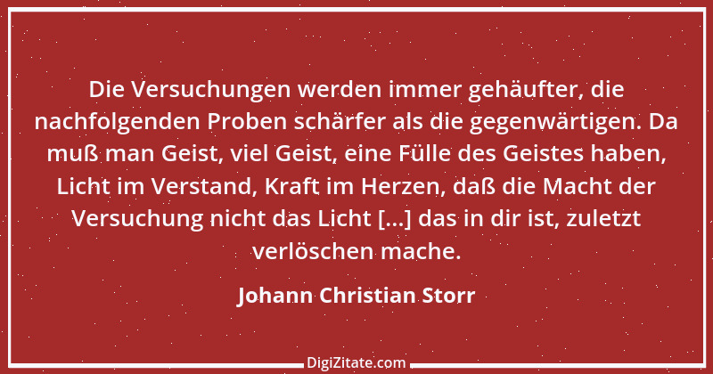 Zitat von Johann Christian Storr 1