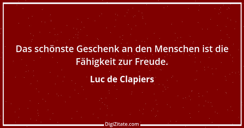 Zitat von Luc de Clapiers 420