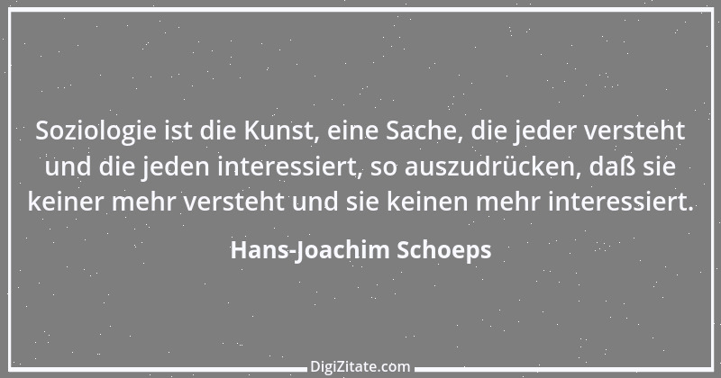 Zitat von Hans-Joachim Schoeps 1